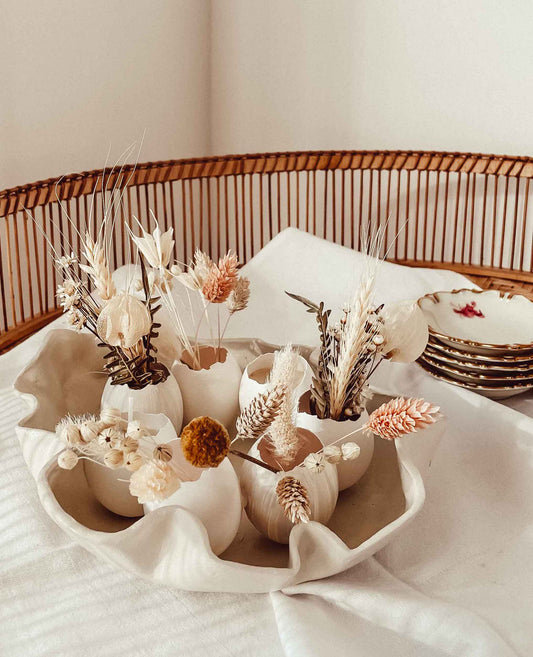 Osterfest mit Trockenblumen – Oster DIY Idee