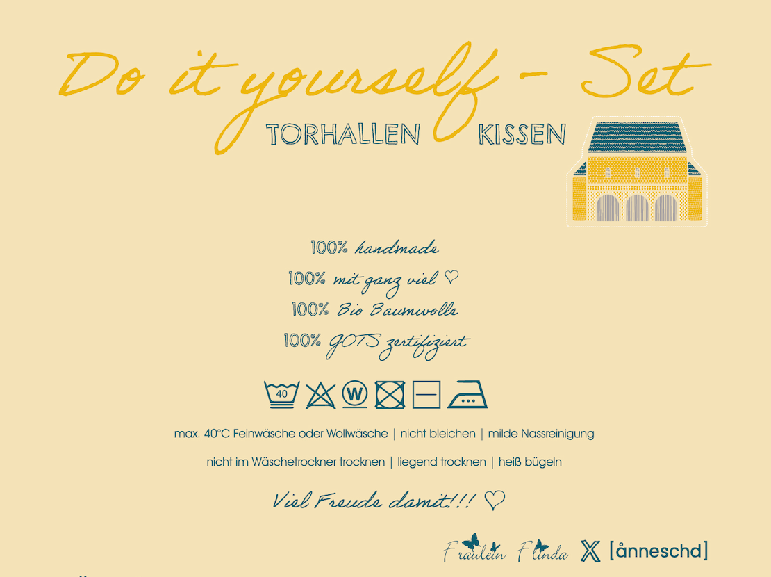 Lorscher Kloster Kissen, regional handgemacht