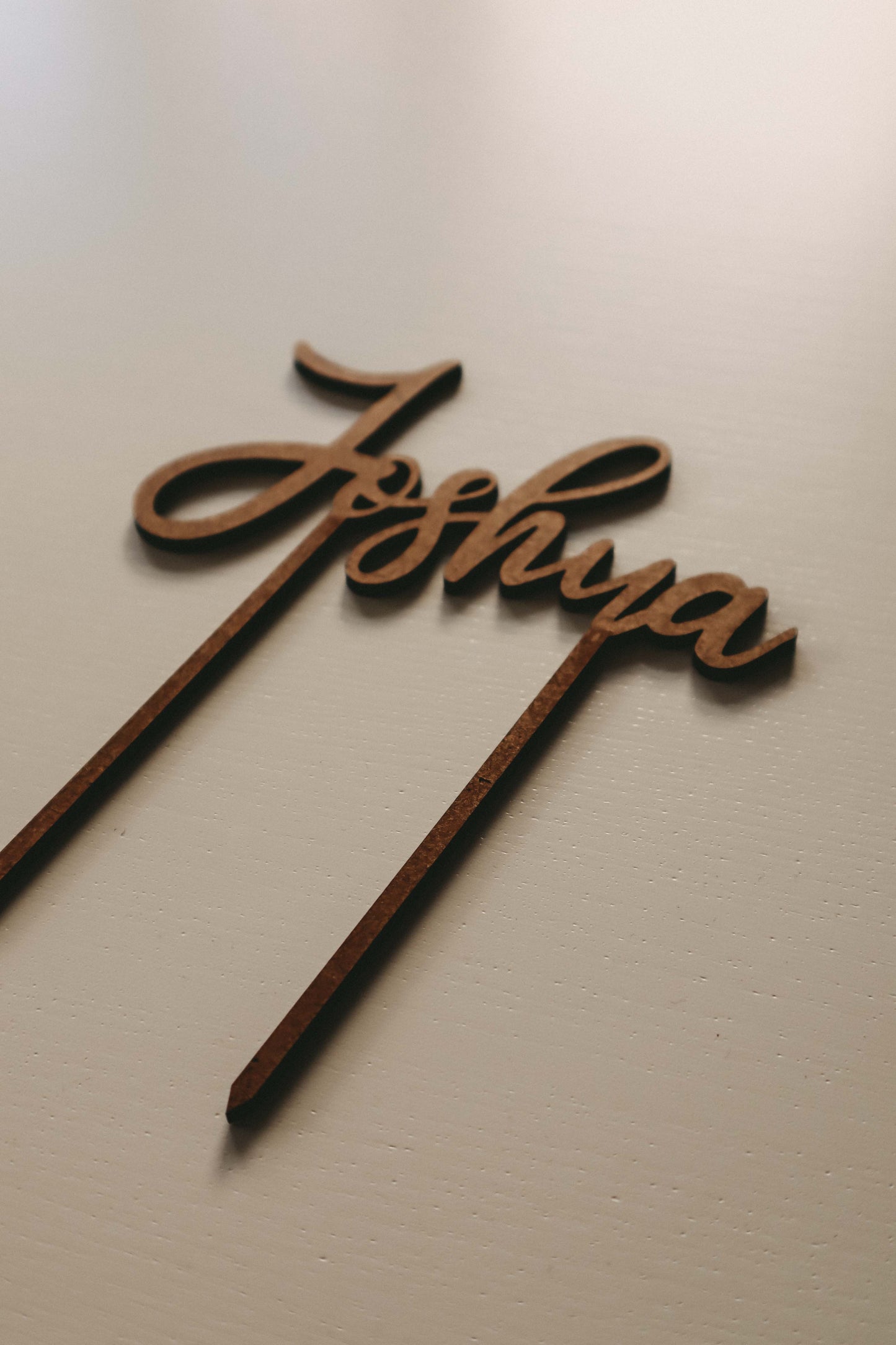 Personalisierter Namens-Caketopper