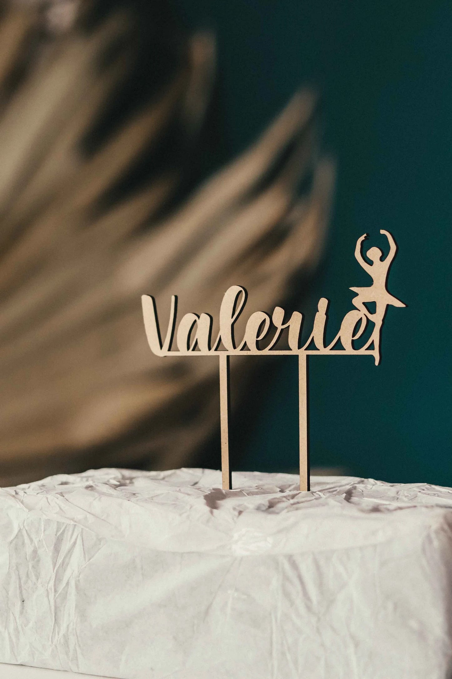 Personalisierter Ballerina-Tänzerin-Caketopper