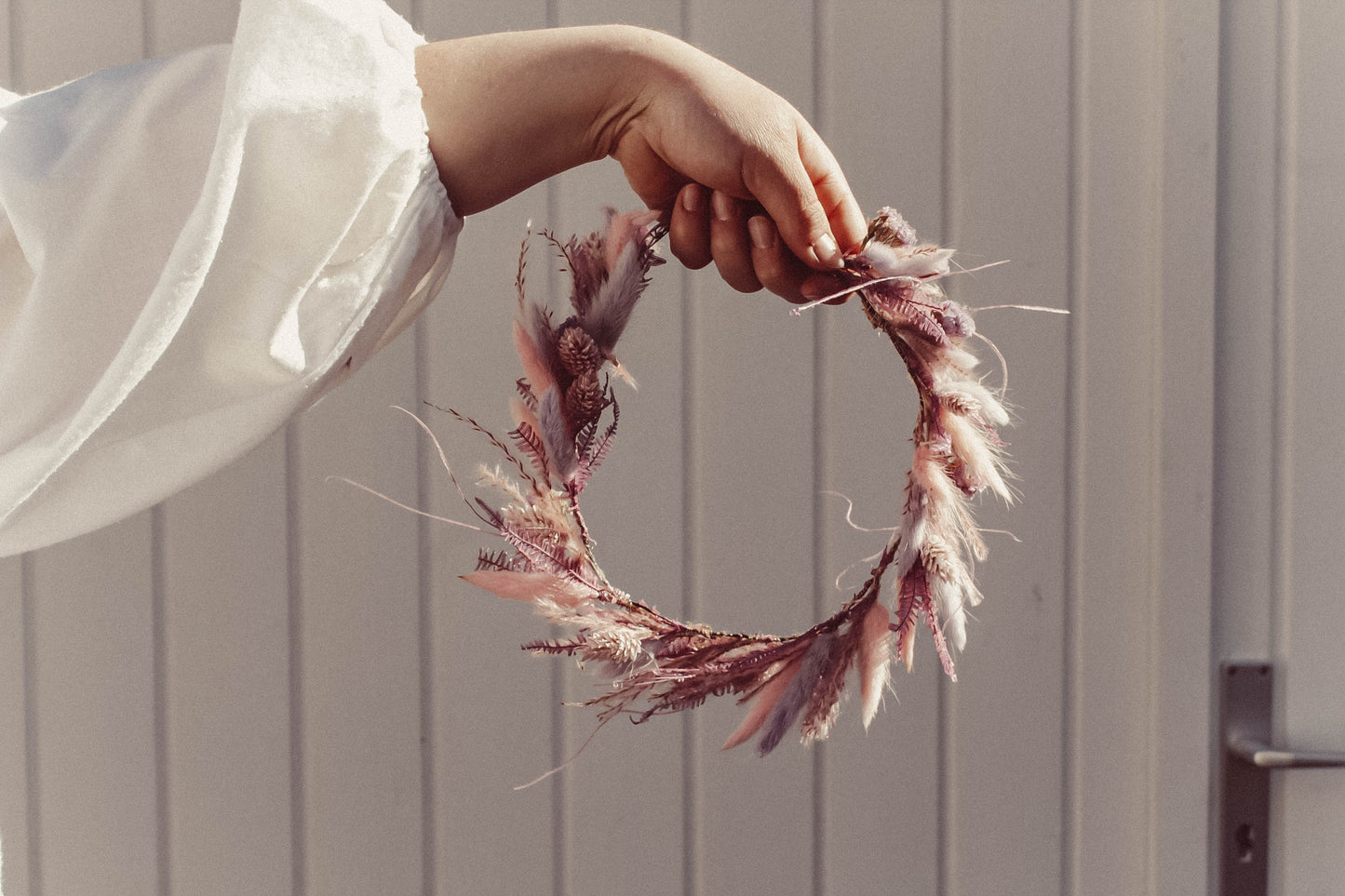 Flowercrown JGA DIY-Set + Video Anleitung | Trockenblumen Haarkranz