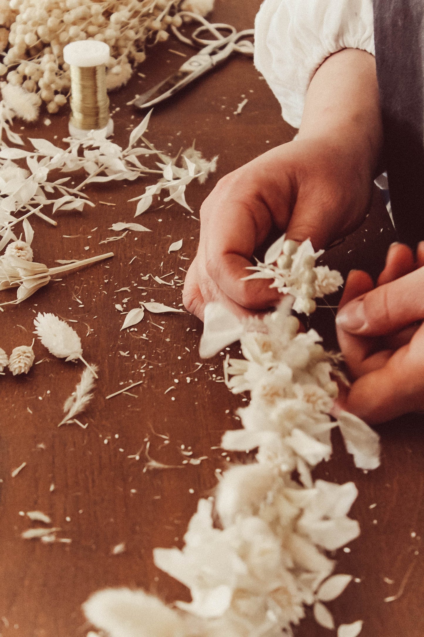 Flowercrown JGA DIY-Set + Video Anleitung | Trockenblumen Haarkranz