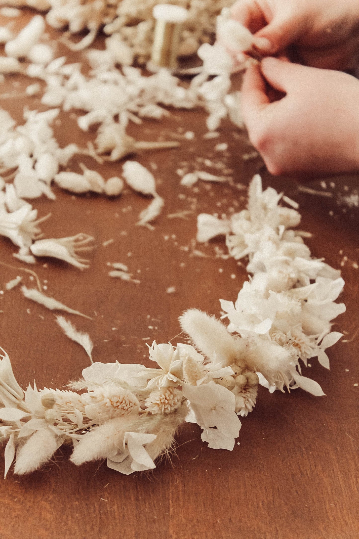 Flowercrown JGA DIY-Set + Video Anleitung | Trockenblumen Haarkranz