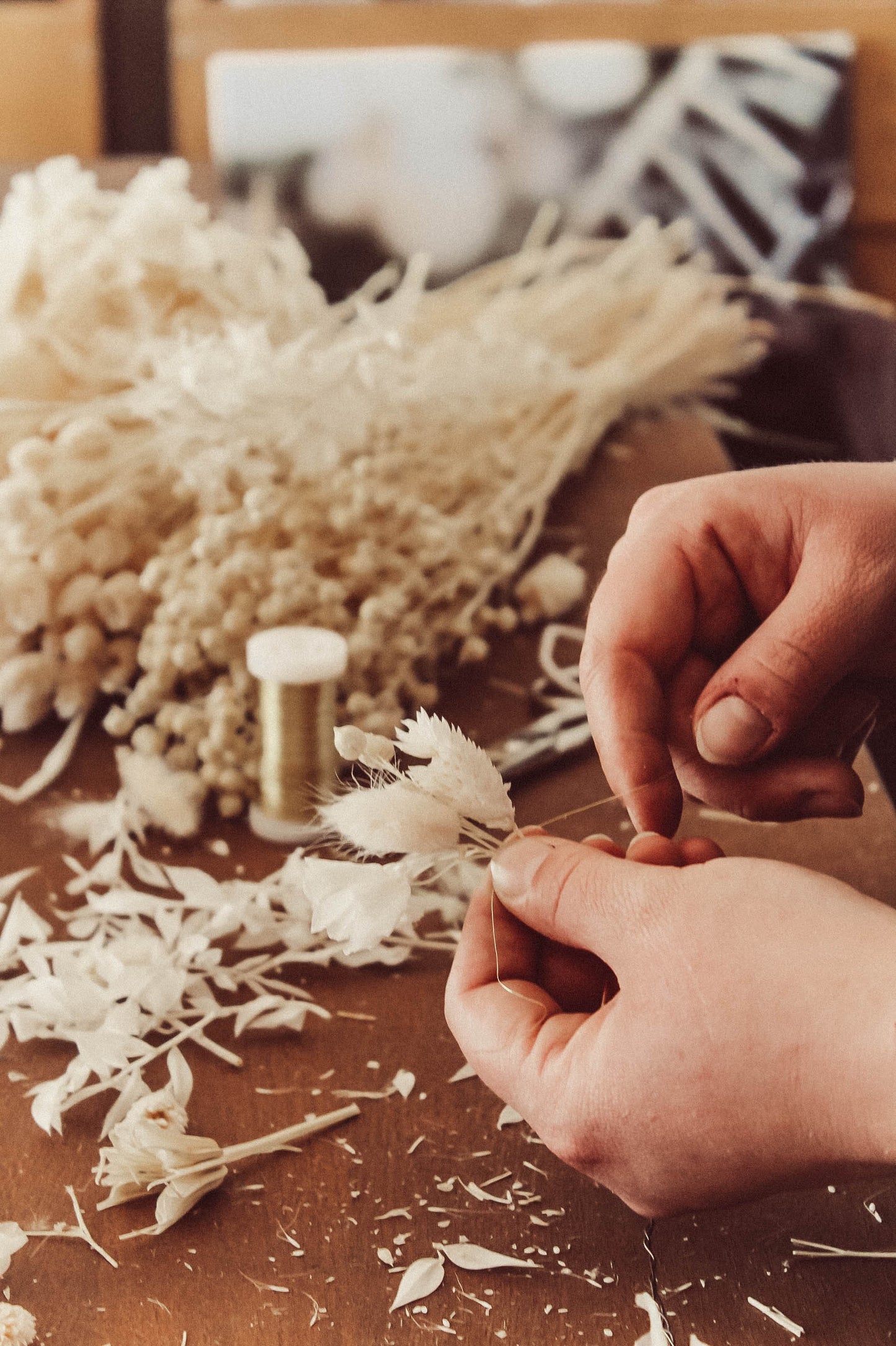 Flowercrown JGA DIY-Set + Video Anleitung | Trockenblumen Haarkranz