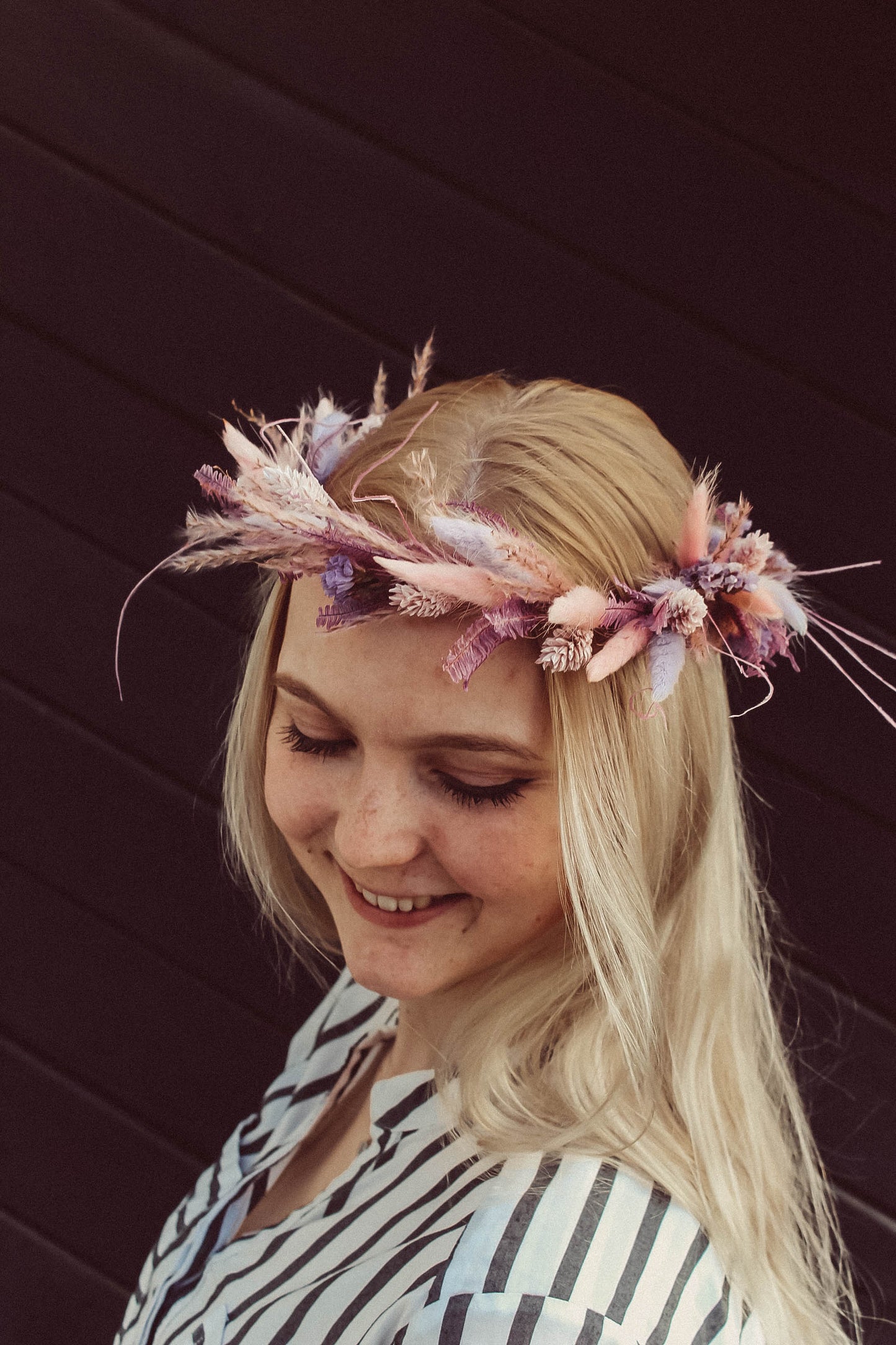 Flowercrown JGA DIY-Set + Video Anleitung | Trockenblumen Haarkranz